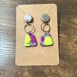 Colorful Abstract Earrings